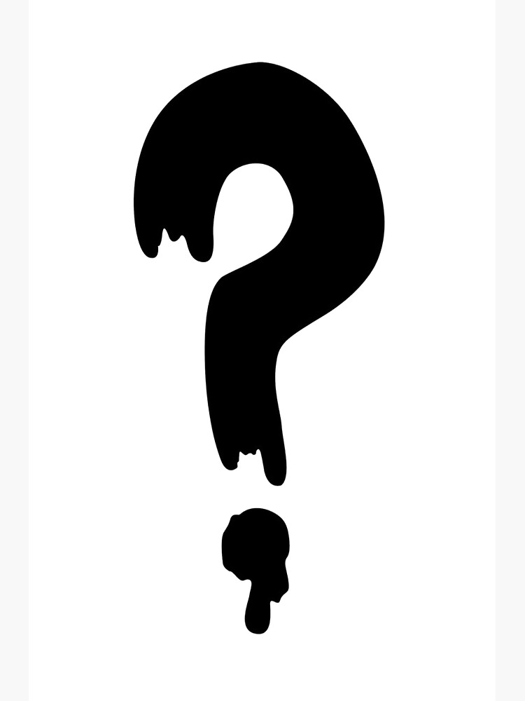 🧢 Camiseta con signo de pregunta